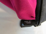 Coach Black Sparkly Signature Canvas Wristlet