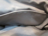 Coach Black Signature Canvas Silver Top Turn Clasp Wristlet