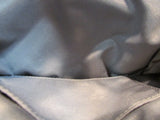 Coach Black Signature Canvas Silver Top Turn Clasp Wristlet
