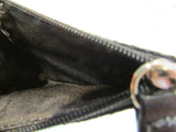 Coach Black Signature Canvas CC & Coin Wallet
