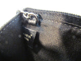 Coach Black Signature Canvas CC & Coin Wallet