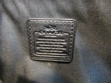 Coach Black Pebble Leather Double Zipper Compartment Wristlet