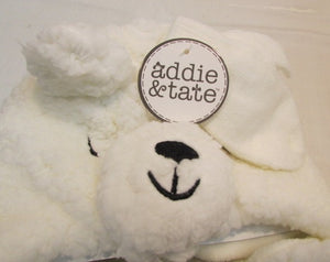 Addie & Tate Winter Sleeping Bear Cap with Mittens