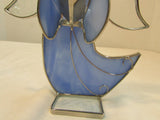 Holly Stained Glass "Your Guardian Angel" - Light Blue