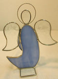 Holly Stained Glass "Your Guardian Angel" - Light Blue