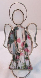 Holly Stained Glass "Your Guardian Angel" - Multi Color