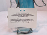 Holly Stained Glass "Your Guardian Angel" - Light Blue