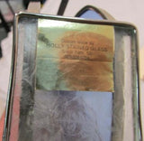Holly Stained Glass "Your Guardian Angel" - Blue