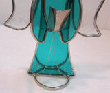 Holly Stained Glass "Your Guardian Angel" - Green