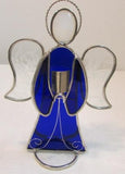 Holly Stained Glass "Your Guardian Angel" - Royal Blue