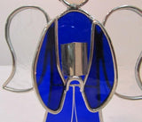 Holly Stained Glass "Your Guardian Angel" - Royal Blue