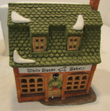 "White Horse Bakery" The Heritage Village Collection Porcelain Figurines