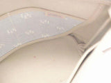Dooney and Bourke Medium Blue and White Signature Canvas with Leather Bucket Purse.