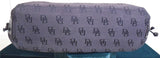 Dooney and Bourke Dark Gray Signature Canvas and Leather Top Zip Satchel