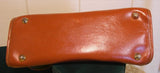 Vintage Dooney and Bourke Green Tan satchel purse