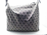 Dooney and Bourke Large Brown Canvas Tote with Dark Brown Monogram