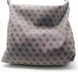 Dooney and Bourke Large Brown Canvas Tote with Dark Brown Monogram