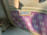Dooney & Bourke Satchel Canvas Tassel Handbag