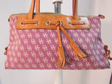 Dooney & Bourke Satchel Canvas Tassel Handbag