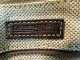 Dooney & Bourke Brown Signature Canvas Barrel Shoulder Bag