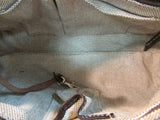 Dooney & Bourke Brown Signature Canvas Barrel Shoulder Bag