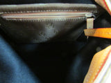 Dooney & Bourke Brown Canvas Signature Shoulder Bag