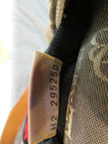 Dooney & Bourke Brown Canvas Signature Shoulder Bag