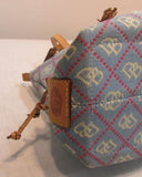 Dooney & Bourke Logo Canvas Satchel