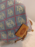 Dooney & Bourke Logo Canvas Satchel