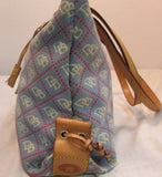 Dooney & Bourke Logo Canvas Satchel