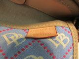 Dooney & Bourke Logo Canvas Satchel