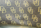 Dooney & Bourke Logo Canvas Satchel