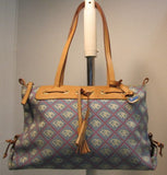 Dooney & Bourke Logo Canvas Satchel