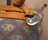Dooney & Bourke Logo Canvas Satchel