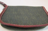 Dooney & Bourke Green Signature Canvas Wristlet