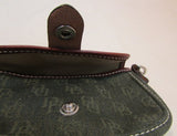 Dooney & Bourke Green Signature Canvas Wristlet
