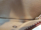 Dooney & Bourke Green Signature Canvas Wristlet