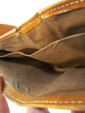 Dooney & Bourke Tan and Brown Monogram Canvas and Leather Wallet