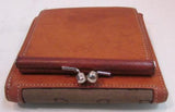 Dooney & Bourke Tan and Brown Monogram Canvas and Leather Wallet