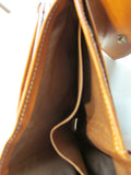 Dooney & Bourke Tan and Brown Monogram Canvas and Leather Wallet