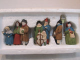 "Dickens Carolers" The Heritage Village Collection Porcelain Figurines