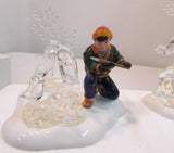 The Original Snow Village "Snow Carnival Ice Sculptures" #54868