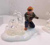 The Original Snow Village "Snow Carnival Ice Sculptures" #54868