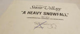 The Original Snow Village "A Heavy Snowfall" #5434-8