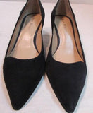 Ron White "Meleina" French Navy Cashmere Suede Pump