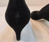 Ron White "Meleina" French Navy Cashmere Suede Pump