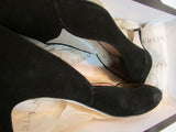 Ron White "Meleina" Onyx Cashmere Suede Pump