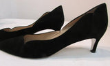 Ron White "Meleina" Onyx Cashmere Suede Pump