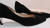 Ron White "Meleina" Onyx Cashmere Suede Pump