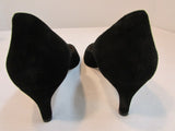 Ron White "Meleina" Onyx Cashmere Suede Pump